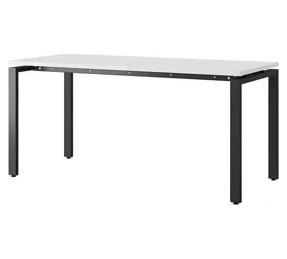 Стол офисный Kobor P-80/80 graphite/premium 210119