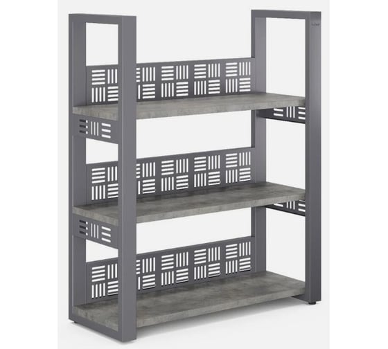 Стеллаж открытый Kobor SО3-60/36 graphite/chicago 221317