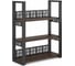 Стеллаж открытый Kobor SО3-100/36 black/charlston 220132 1