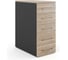 Тумба приставная Kobor TS5-40/80 black/natural 220681 1
