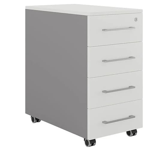 Тумба мобильная Kobor TМ4-40/70 aluminum/premium 220628