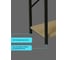 Стеллаж Абботт СофтФорм, черный/дуб SL-SS60-bl/oak 4