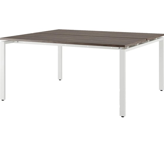 Стол офисный Kobor P/2-120/160 white/charlston 216237