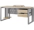 Стол офисный Kobor O2-120/60 aluminum/natural 213602 3