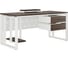 Стол офисный Kobor O2-140/60 white/charlston 213728 2