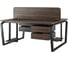 Стол офисный Kobor TB/2-100/140 black/charlston 217997 2