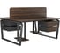 Стол офисный Kobor TB/2-100/140 black/charlston 217997 3