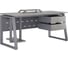 Стол офисный Kobor TS1-80/70 graphite/chicago 215125 2
