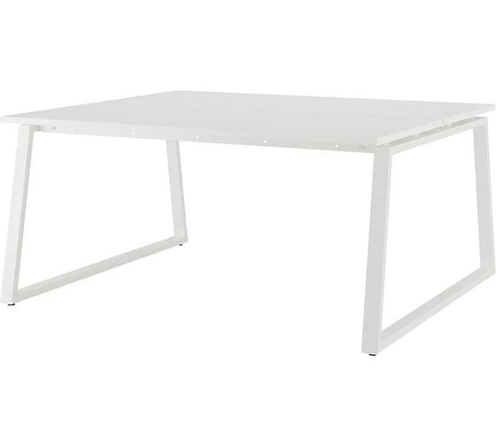 Стол офисный Kobor TR/2-80/140 white/premium 217392