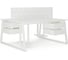 Стол офисный Kobor TR/2-80/140 white/premium 217392 2