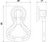 Ручка-кнопка BOYARD RC044AB.3, бронза, комплект 2 шт. 659240 2