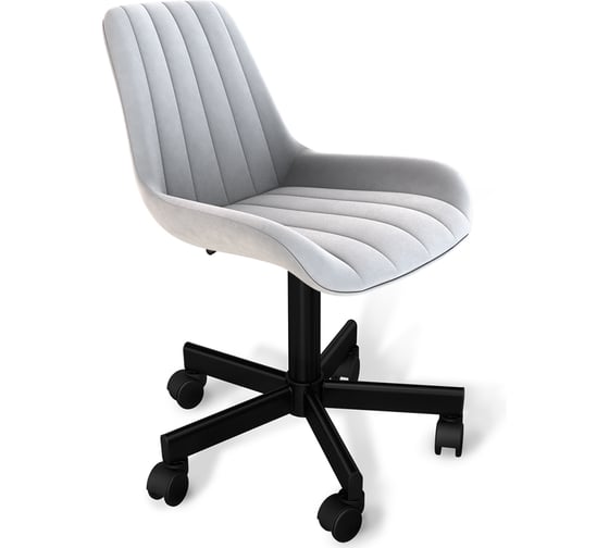 Стул офисный Sheffilton SHT-ST37/S120M серое облако/черный муар 1719718803