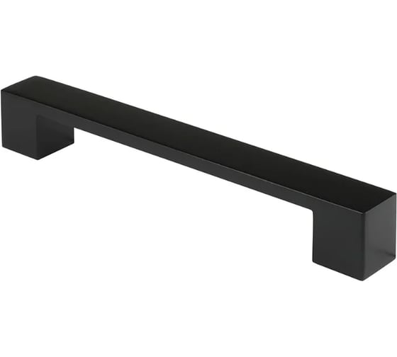 Ручка-скоба KERRON S-2633-160 BL 160 мм, матовый черный, комплект 8 шт. SET8(S-2633-160 BL)