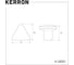 Ручка-кнопка KERRON K-2650 хром, комплект 4 шт. SET4(K-2650) 2