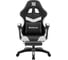 Кресло игровое DEFENDER Runa PRO Черн/бел, PU, класс 2, подножка 64813 6