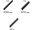 Комплект для обрамления пенала для двухстворчатой двери Armadillo SLD.Comfort-PENAL frame 1800/2900 BL 60821 2