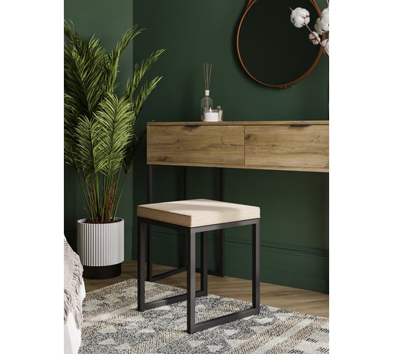 Пуф Alternative Квадр Бастет 1.2 Крем Пч 390x390x450, в 1 коробке 57218