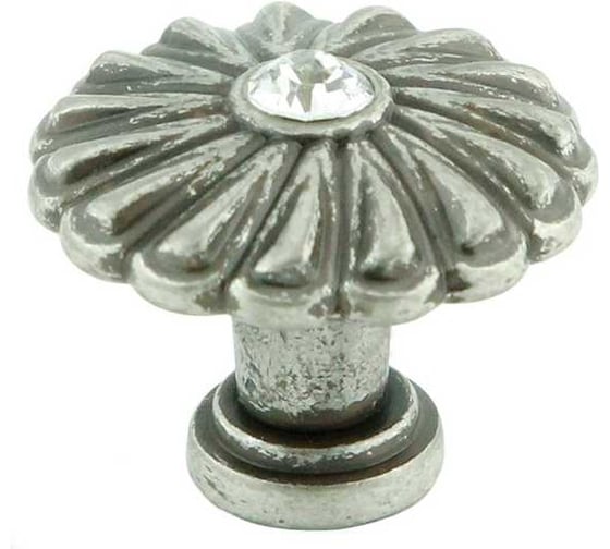 Ручка-кнопка BOYARD RC409BAZ.4 чернёный старинный цинк (комплект 2шт) 659271