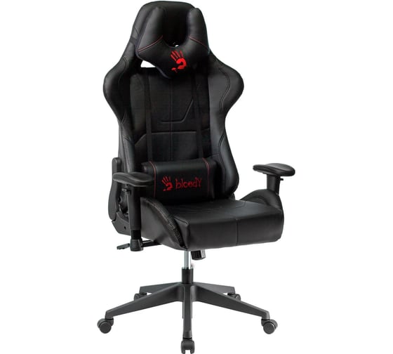 Кресло игровое A4TECH Bloody GC-500 черный, экокожа, крестов 1361674