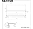Комплект торцевых ручек KERRON RT-006-150 WT 128/147 мм, матовый белый, 4 шт. SET4(RT-006-150 WT) 2