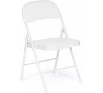 Складной стул Tetchair FOLDER mod. 032, 6 шт, каркас: металл, сиденье/спинка: экокожа, 41x51x76 см, белый 11729
