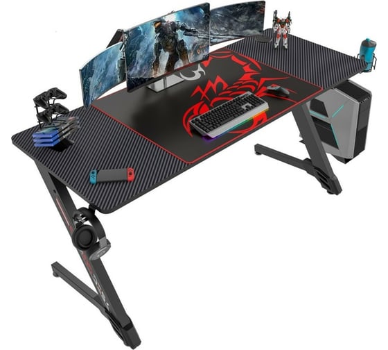 Игровой компьютерный стол EUREKA ERK-TN-Z60-BK