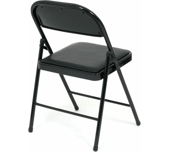 Складной стул Tetchair FOLDER mod. 032, 6 шт, 41x51x76 см, каркас: металл, сиденье/спинка: экокожа, черный 14100
