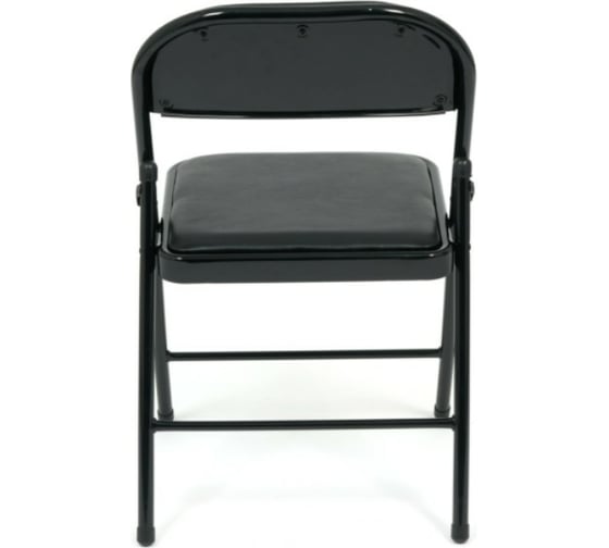 Складной стул Tetchair FOLDER mod. 032, 6 шт, 41x51x76 см, каркас: металл, сиденье/спинка: экокожа, черный 14100