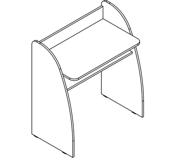 Компьютерный стол SKYLAND CD 8046 дуб сонома светлый 800x460x932 COMP 00-07018334