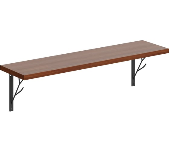 Полка SKYLAND с полкодержателями SH2-GINO орех французский 630x220x300 coffee 00-07067507