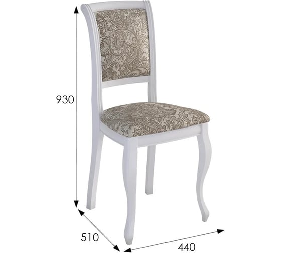 Стул Мебелик Дионис Basar Beige белый 6602