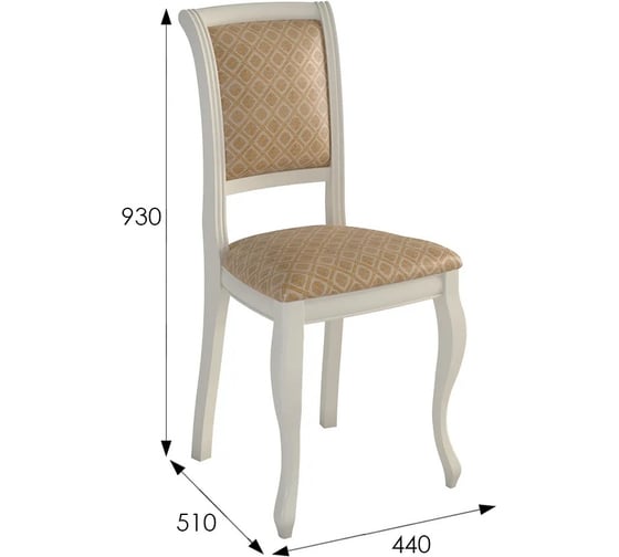 Стул Мебелик Дионис Santa Beige слоновая кость 6608