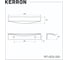 Ручка мебельная торцевая KERRON 150 мм, для фасада 18 мм, хром RT-003-150 2