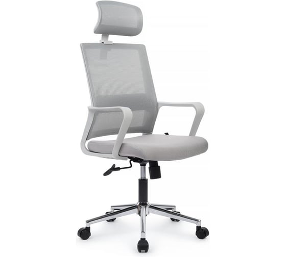 Кресло RV Минт RCH M1029HWE серое ЦБ-00154150
