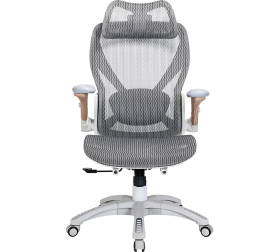 Кресло компьютерное ZONE51 X-PRIME ECO Gray / Wood Z51-FLC-XPE-GYWD
