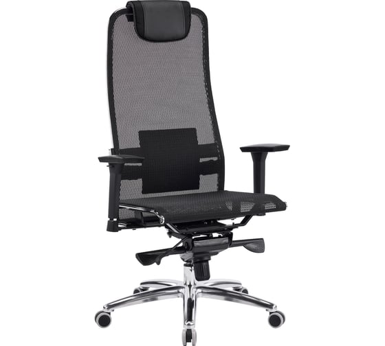 Кресло Everprof Deco Lux Сетка Черный EP Deco Lux M Black
