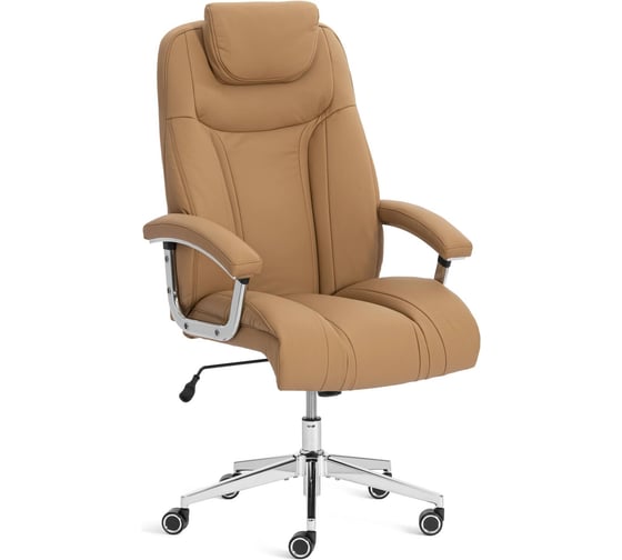 Кресло Tetchair Траст Люкс/Trust Lux Экокожа LUX Classic, св.-коричневый 25923