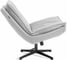 Кресло лаунж Tetchair Космо/Cosmo велюр/букле, vt шейп серый 26224 9