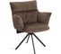 Кресло Tetchair Флаффи/Fluffy опора 360, вельвет, коричневый 25971 1