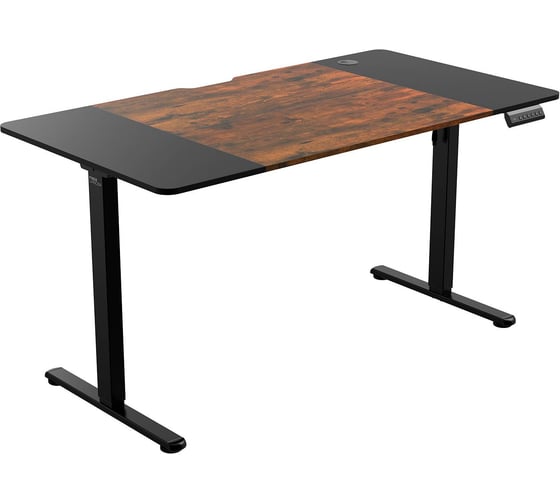 Стол компьютерный  ZONE51 ZONE 51 e-Freeflow 140x75 Dark Wood-Black Z51-FLD-FFL-DWBK4