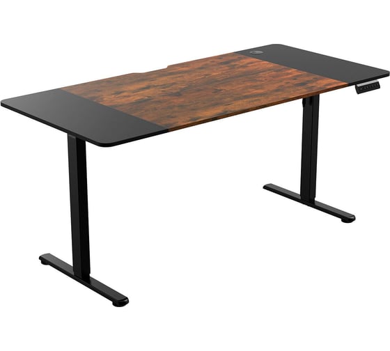 Стол компьютерный  ZONE51 ZONE 51 e-Freeflow 160x75 Dark Wood-Black Z51-FLD-FFL-DWBK6