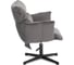 Кресло Tetchair Флаффи/Fluffy крестовина 64см, вельвет, серый 25980 12
