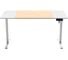 Стол компьютерный  ZONE51 ZONE 51 e-Freeflow 140x75 Light Wood-White Z51-FLD-FFL-LWWH4 2