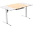 Стол компьютерный  ZONE51 ZONE 51 e-Freeflow 140x75 Light Wood-White Z51-FLD-FFL-LWWH4 4