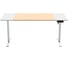 Стол компьютерный  ZONE51 ZONE 51 e-Freeflow 160x75 Light Wood-White Z51-FLD-FFL-LWWH6 2