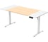 Стол компьютерный  ZONE51 ZONE 51 e-Freeflow 160x75 Light Wood-White Z51-FLD-FFL-LWWH6 3