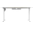 Стол компьютерный  ZONE51 ZONE 51 e-Freeflow 160x75 Light Wood-White Z51-FLD-FFL-LWWH6 6