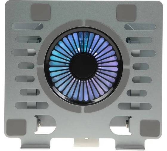 Подставка охлаждающая для ноутбука DIGMA D-NCP170-1xRGB110, до 17 дюймов, 240x230x50 мм, 1 вентилятор 110 мм, 2 USB, 28 дБ, 790 г 2071666