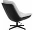 Кресло лаунж Tetchair Космо/Cosmo велюр/букле/экокожа, vt шейп серый/черный 26225 6