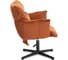 Кресло Tetchair Флаффи/Fluffy крестовина 64см, вельвет, оранжевый 25979 12